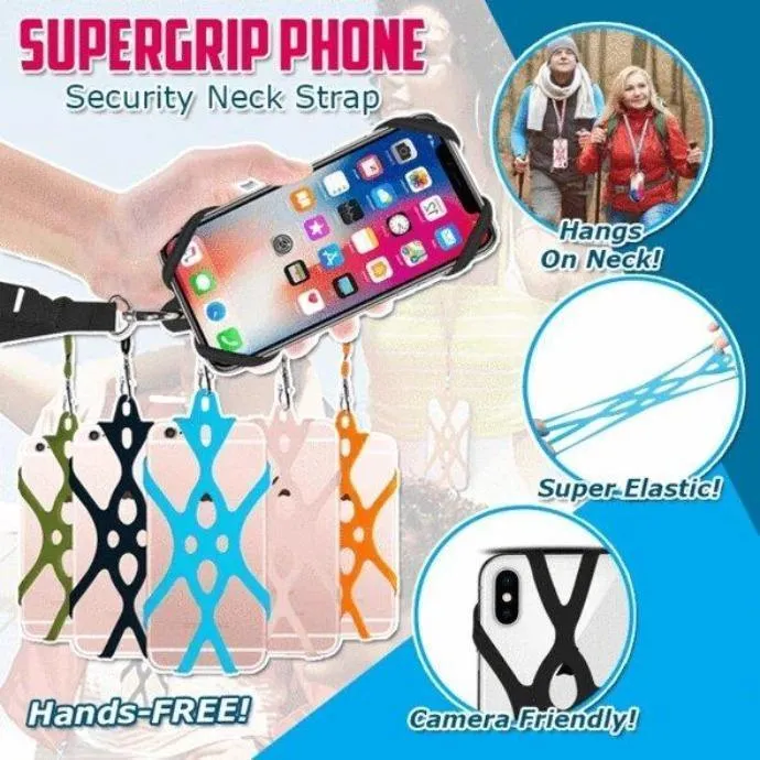 SuperGrip Phone Security Neck Strap