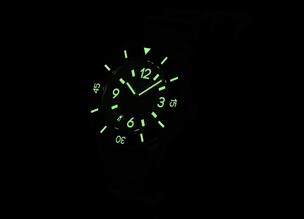 Tactical V3 Black Divers Watch (Solar)