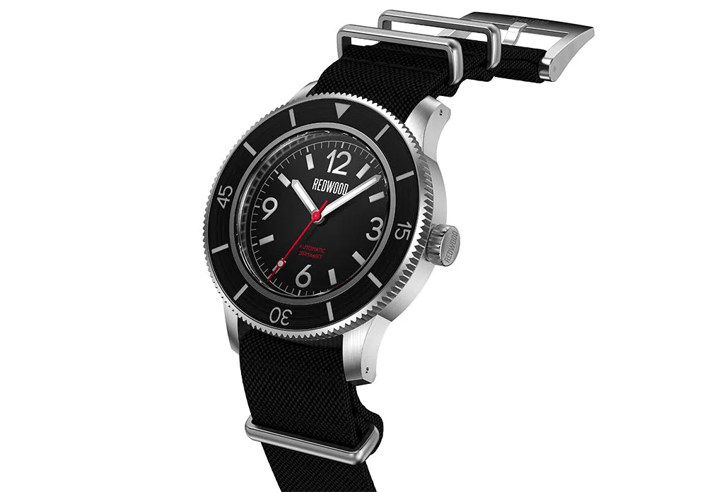 Tactical V3 Black Divers Watch (Solar)