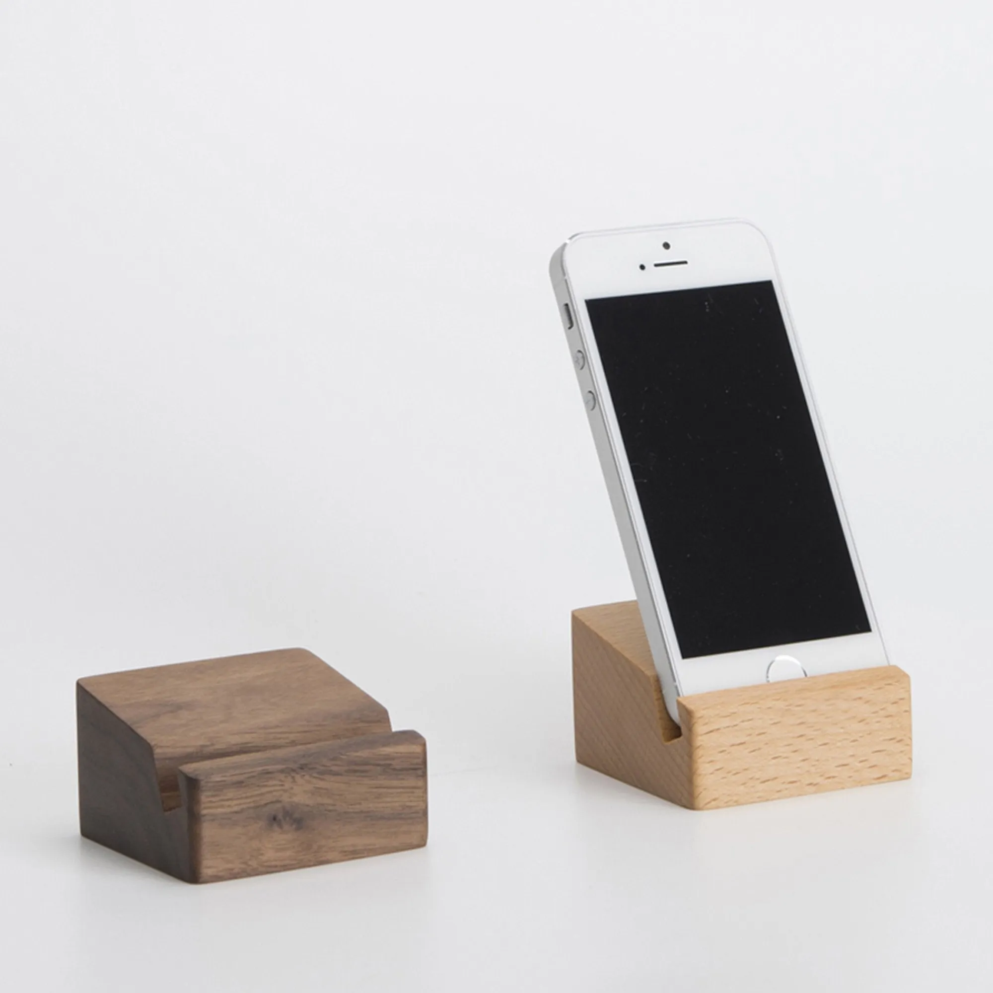 The Decent Living Germany Beech Wood Phone Holder