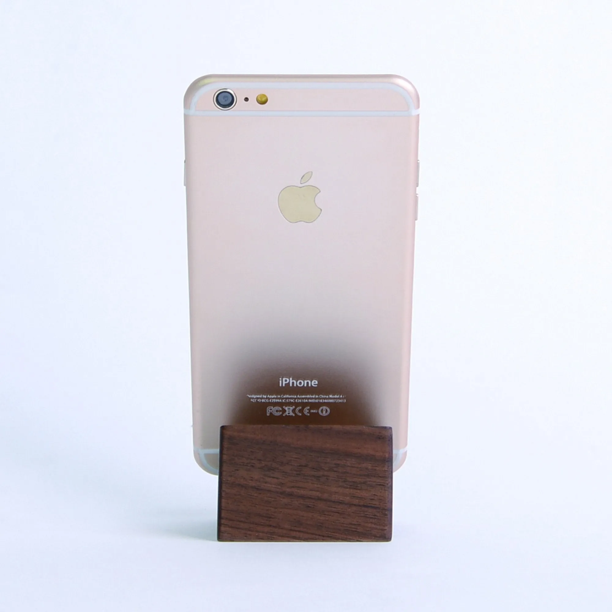 The Decent Living US Walnut Wood Phone Holder