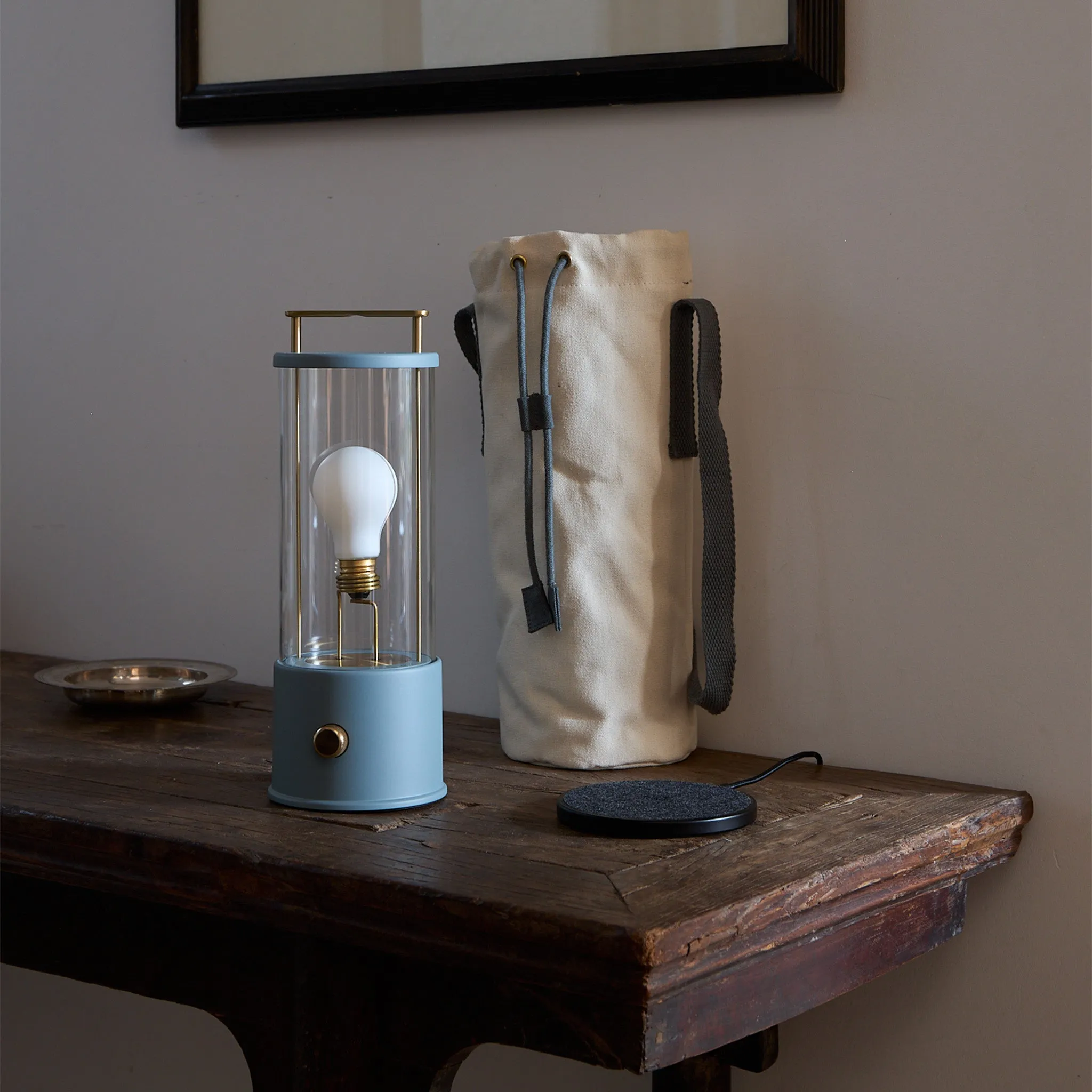 The Muse Portable Lamp in Selvedge Blue Bundle