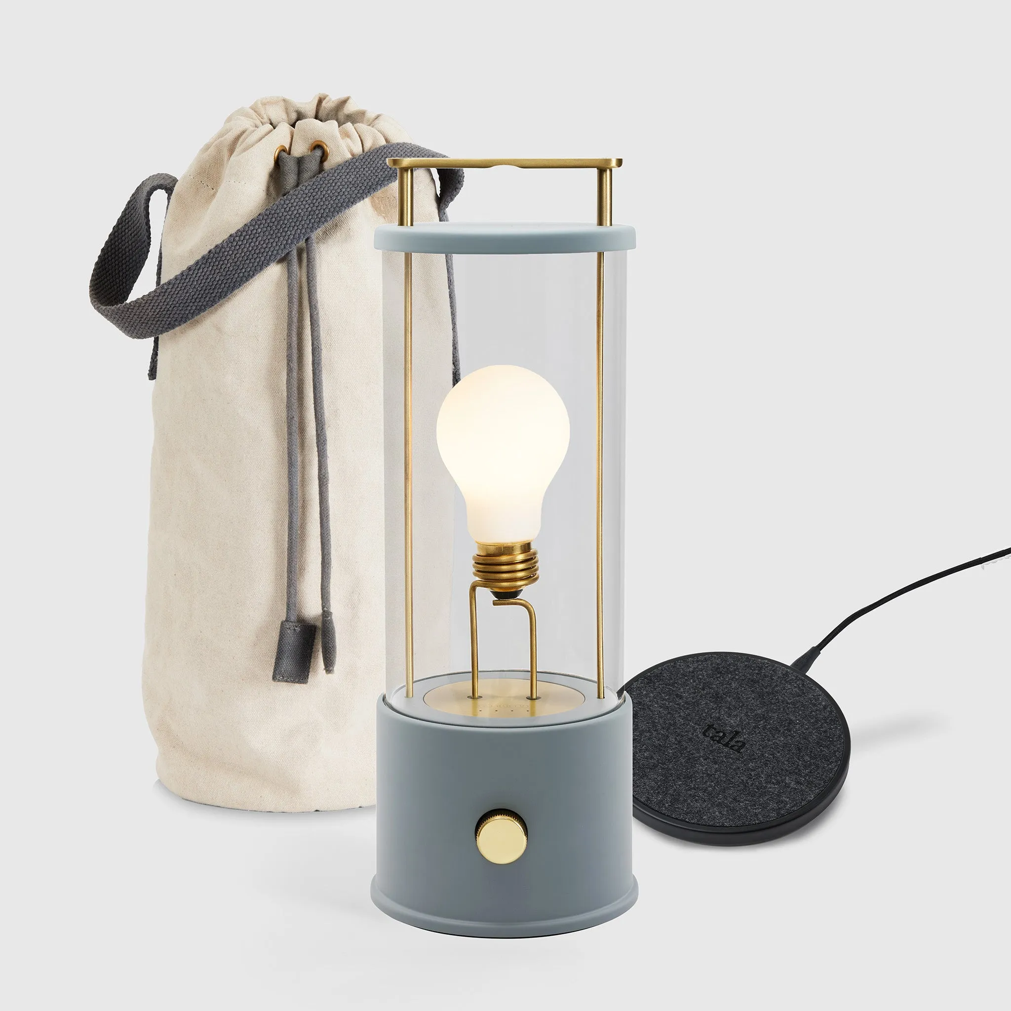 The Muse Portable Lamp in Selvedge Blue Bundle