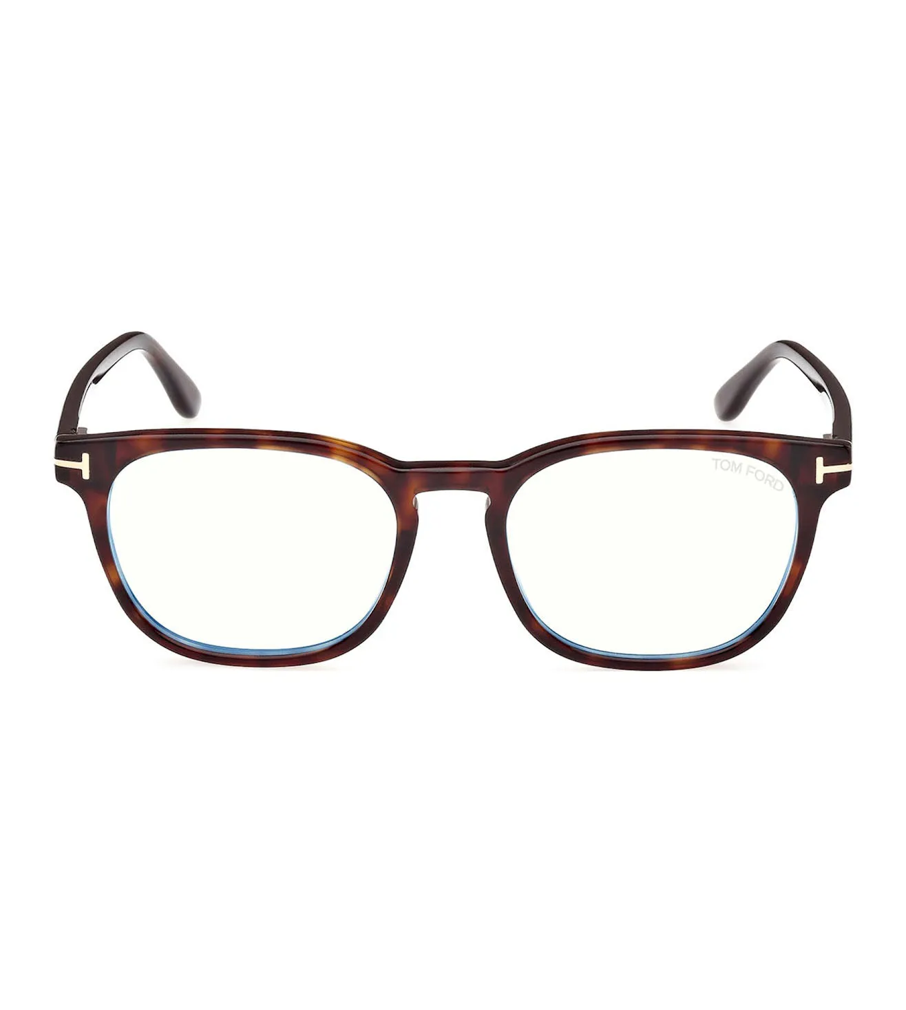 Tom Ford Men's Dark Havana Square Optical Frame