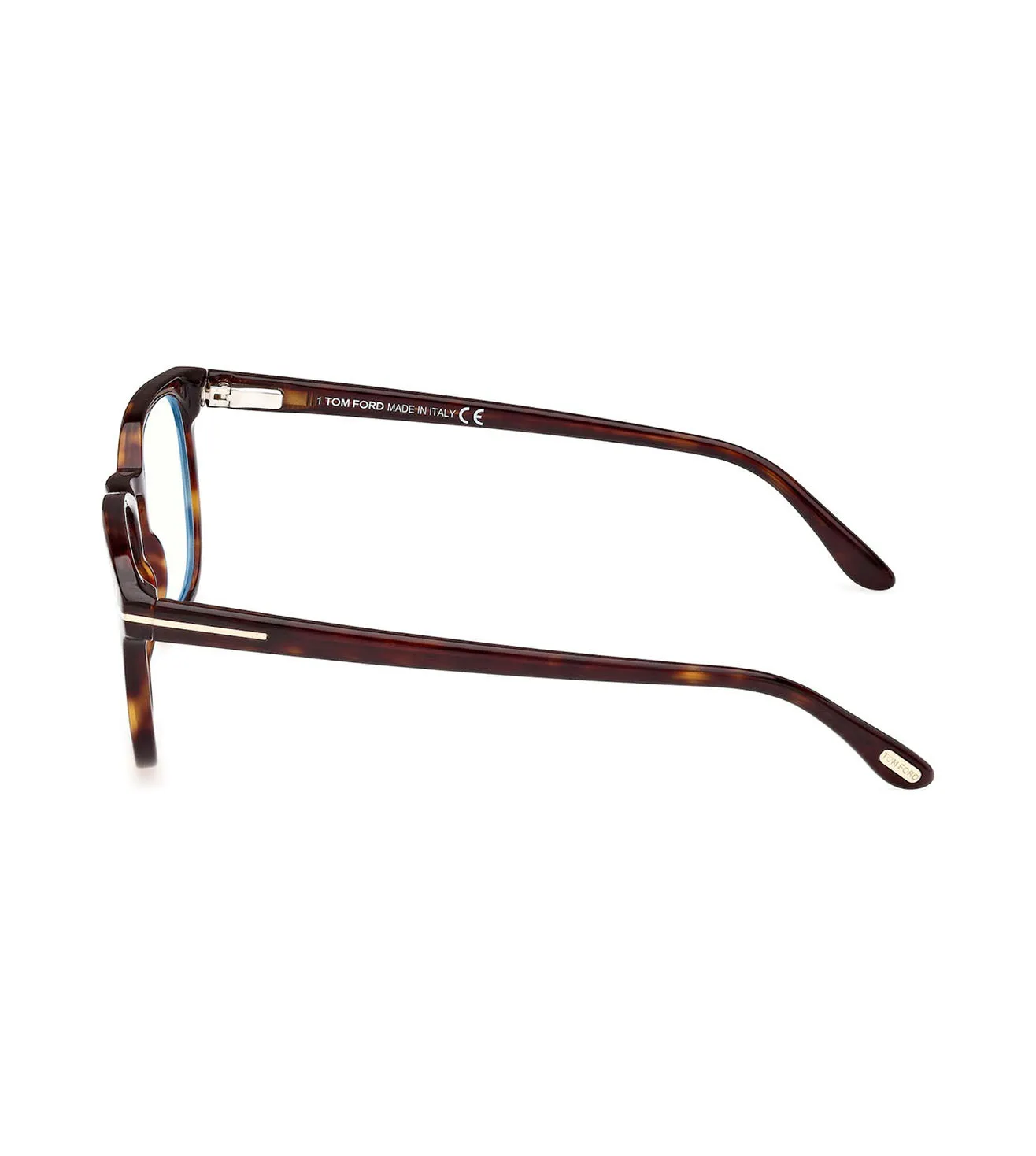 Tom Ford Men's Dark Havana Square Optical Frame