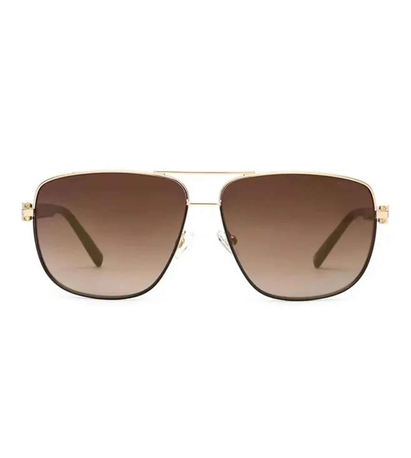 Tommy Hilfiger Men's Brown Aviator Sunglasses