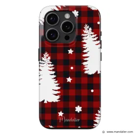 Tough Phone Case|Winter Wonderland Plaid