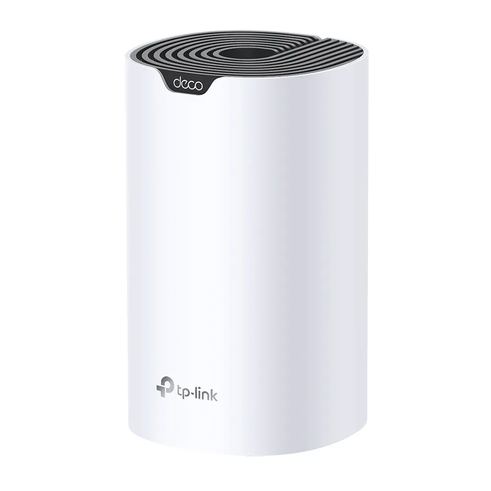 TP-Link Deco S7 AC1900 (3-Pack) Whole Home Mesh Dual Band Wi-Fi System with 1300Mbps at 5GHz, 600Mbps at 2.4GHz, Covers Up to 3,900 sq.ft., Connects over 100 Devices, 3x Gigabit Ports, Router/AP Mode, MU-MIMO, Beamforming, IPv6, Alexa Supported