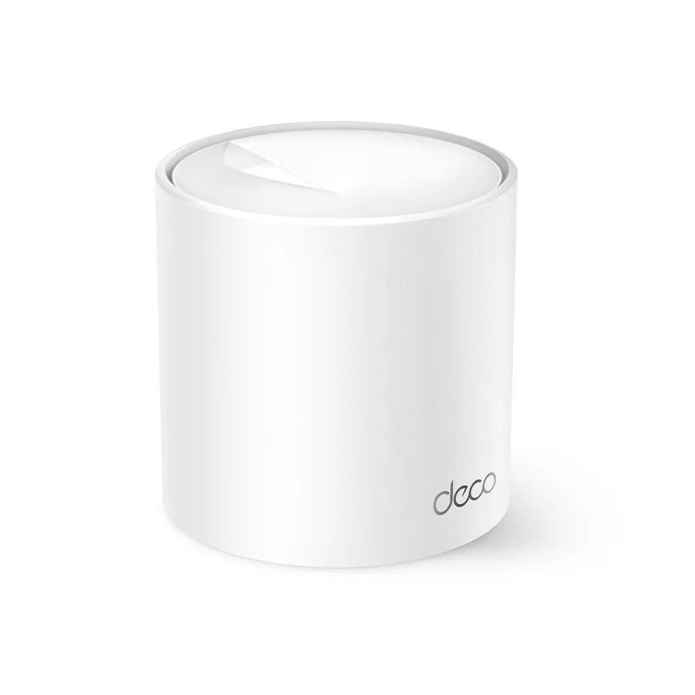 TP-Link Deco X10 (3-Pack) AX1500 WIFI 6 Home Mesh System, Max 520m Wireless Range, 1500Mbps Dual Band 5GHz / 2.4GHz Speeds, AI-Driven, 2x Gigabit ports, OFDMA / MU-MIMO 120 Device Connections, Parental Controls and Mobile App Monitoring