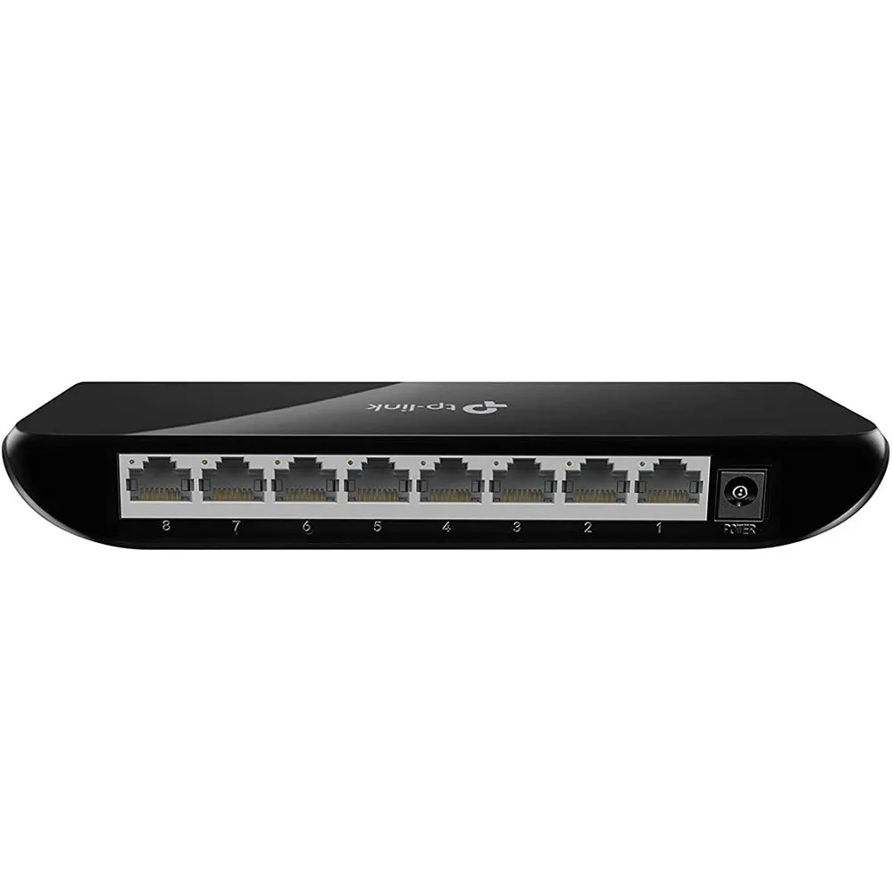 TP-Link TL-SG1008D 8-Port Gigabit Desktop Switch 10/100/1000Mbps Ethernet Hub Plug & Play with 8 Gigabit Auto-Negotiation RJ45 Ports TP LINK TPLINK