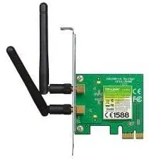 TP-LINK (TL-WN881ND) 300Mbps Wireless N PCI Express Adapter, 2 Detachable Antennas, Low Profile Bracket