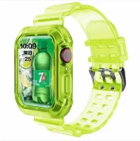 Transparent TPU Protective Candy Glacier One Smart Watch Strap Watch Band