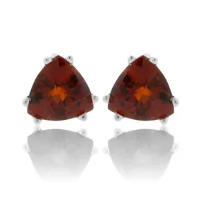 Trillian-Cut Citrine Stud Post Earrings