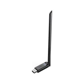 UGREEN AC650 Dual Band USB Wi-Fi Adapter High-Gain 6dBi Network Antenna with 433Mbps at 5GHz & 200Mbps at 2.4GHz Transmission Speed for PC, Notebook Computer, Laptop - Supports Windows & Linux | 90339