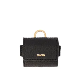 UMBI Personalized Leather AirPods Bag - Black