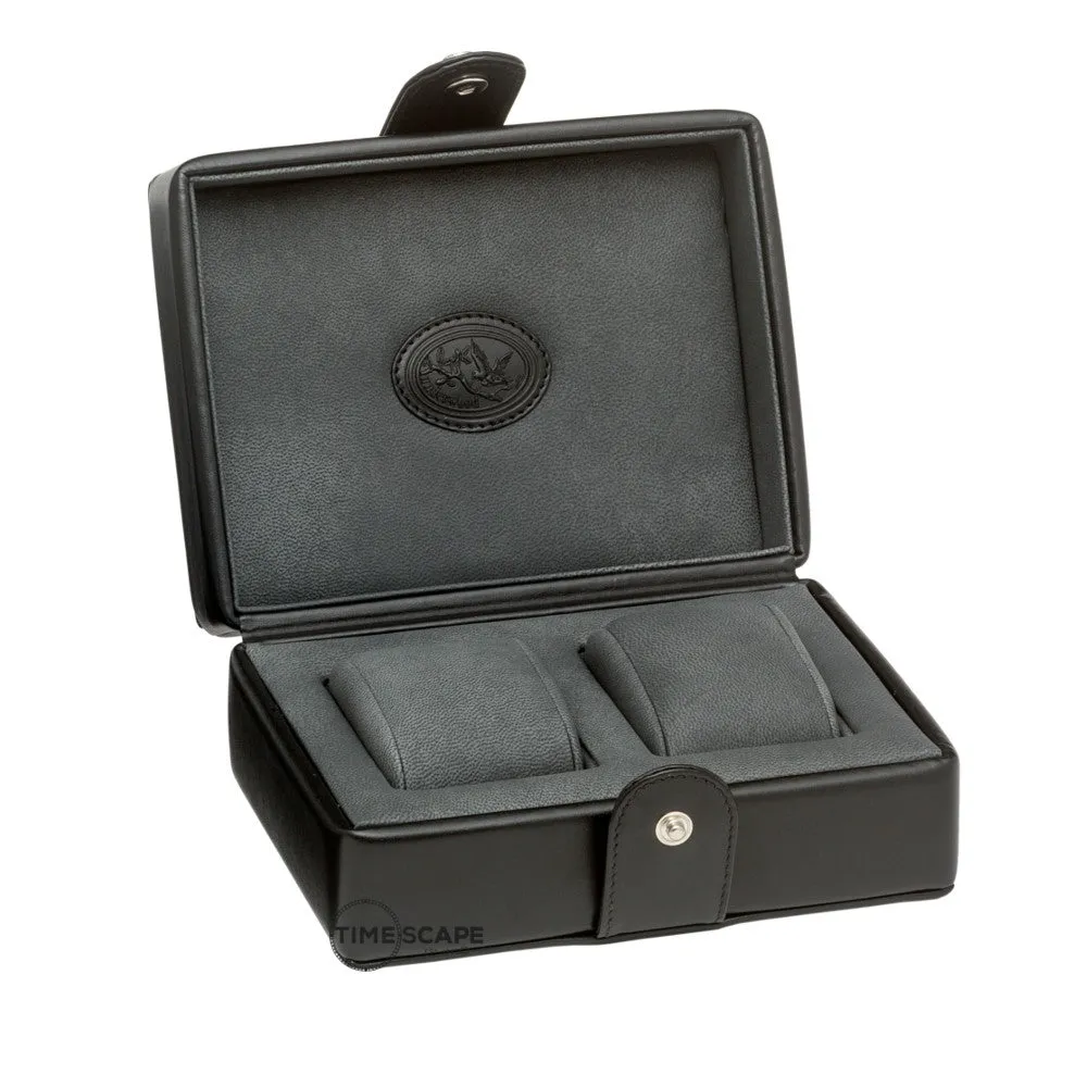 UNDERWOOD (LONDON) - Double Leather Watch Box | UN215/BLK