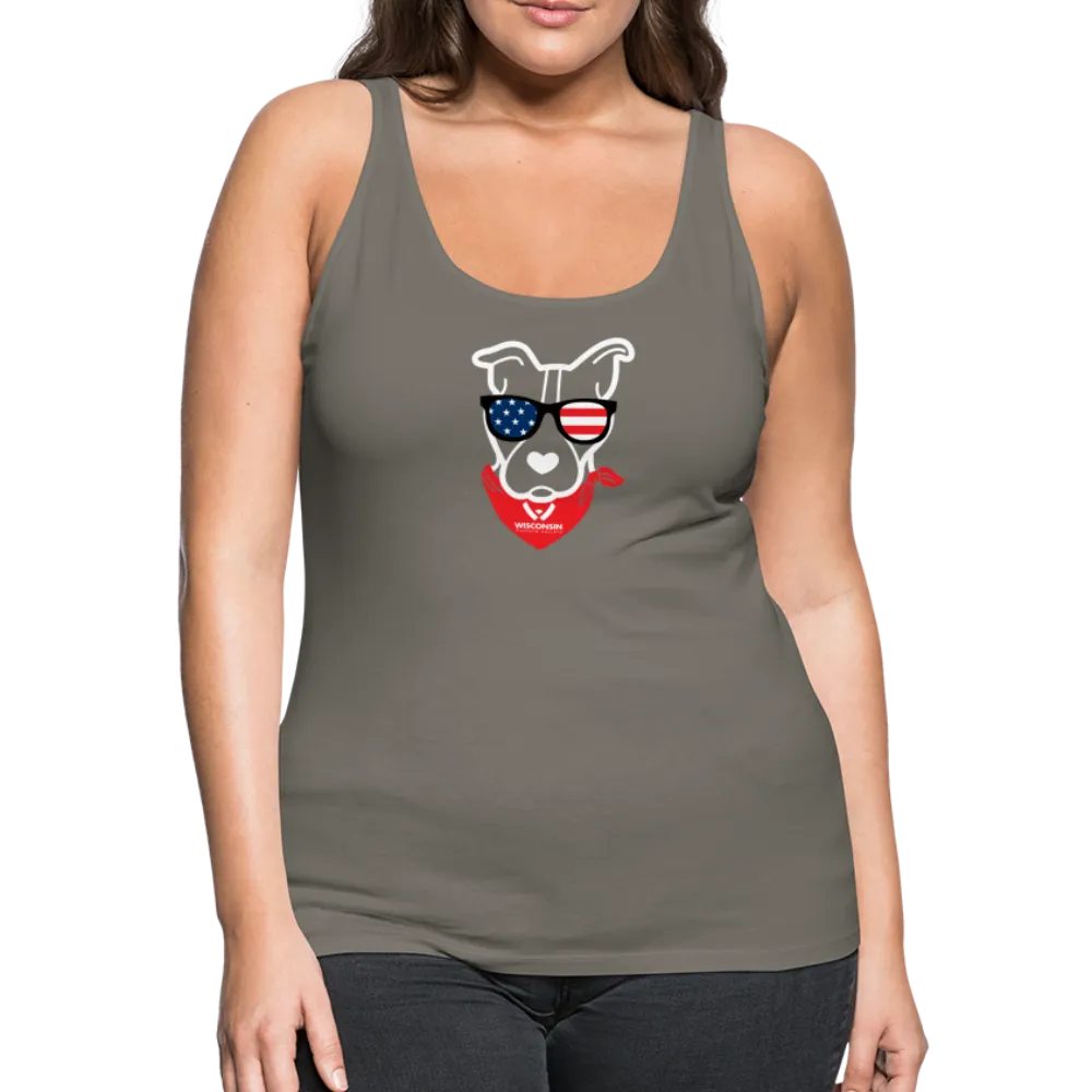 USA Dog Contoured Premium Tank Top