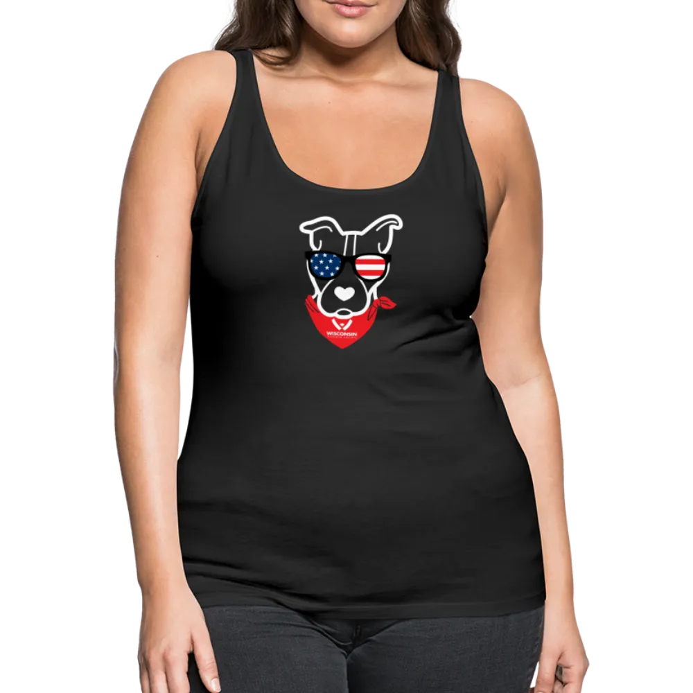 USA Dog Contoured Premium Tank Top