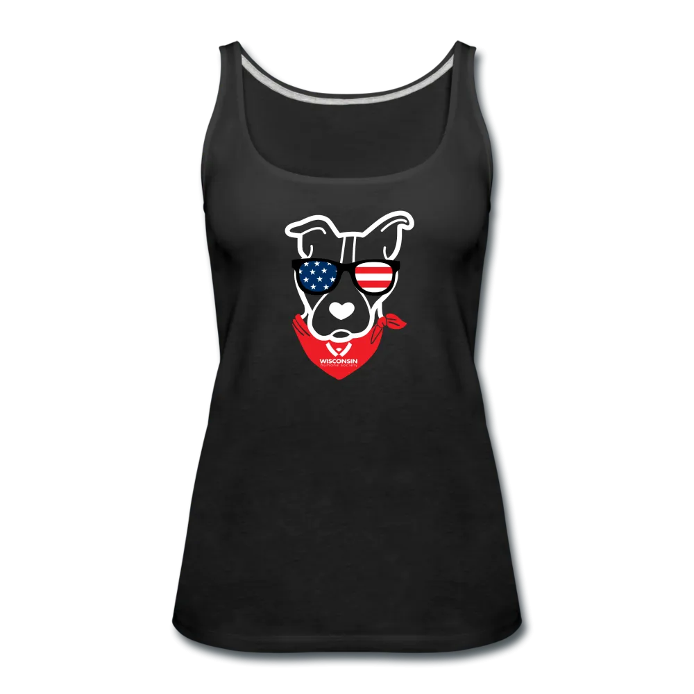 USA Dog Contoured Premium Tank Top