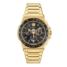 Versace Greca Extreme Men's Gold Watch VE7H00623