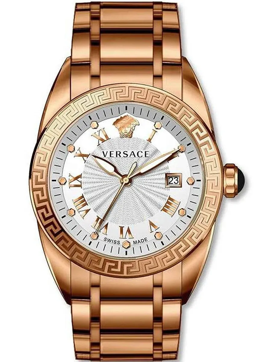 Versace Men's Watch V-Sport II 42mm Rose Gold Bracelet VFE090013