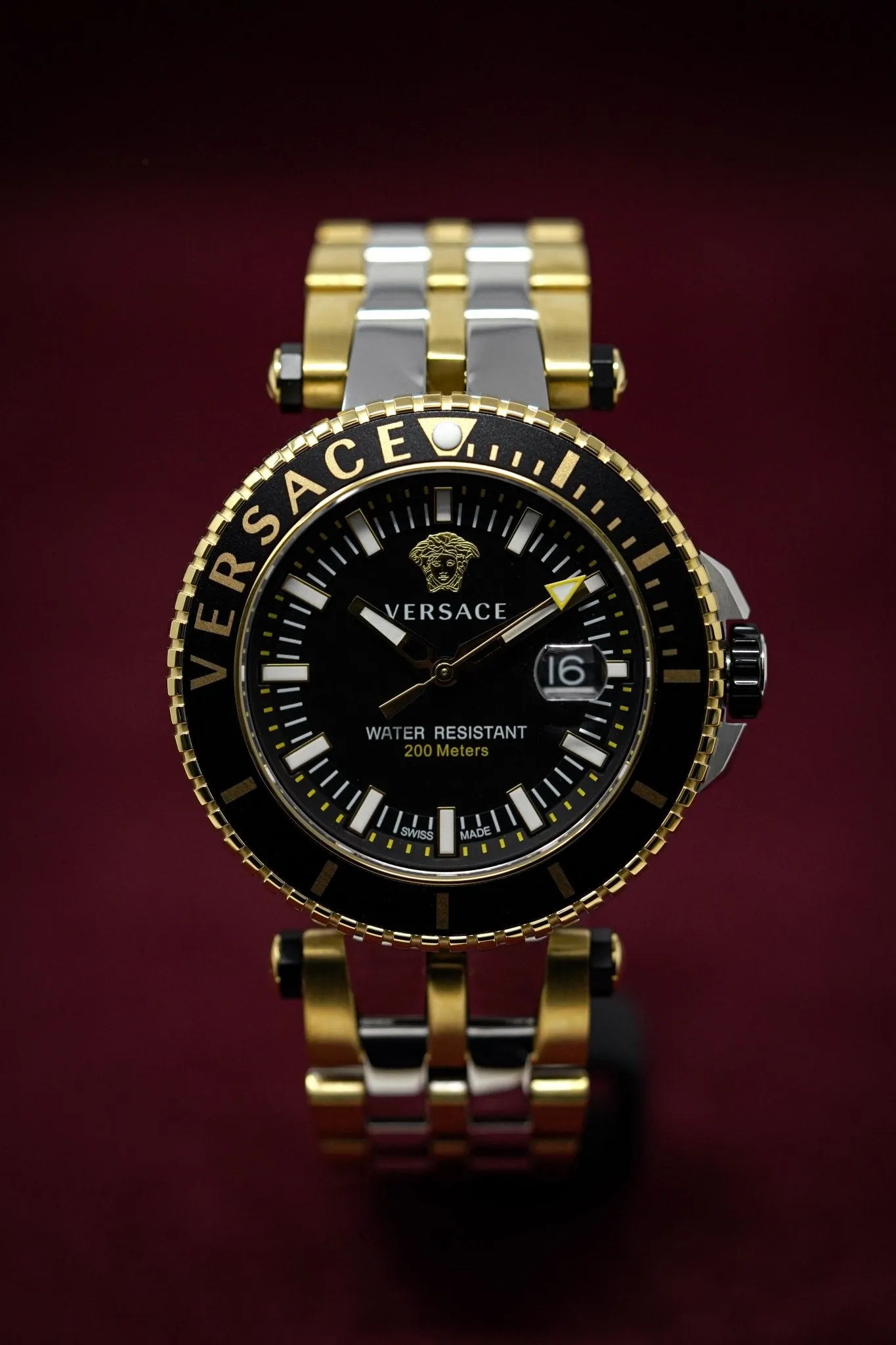 Versace V-Race Diver Two Tone