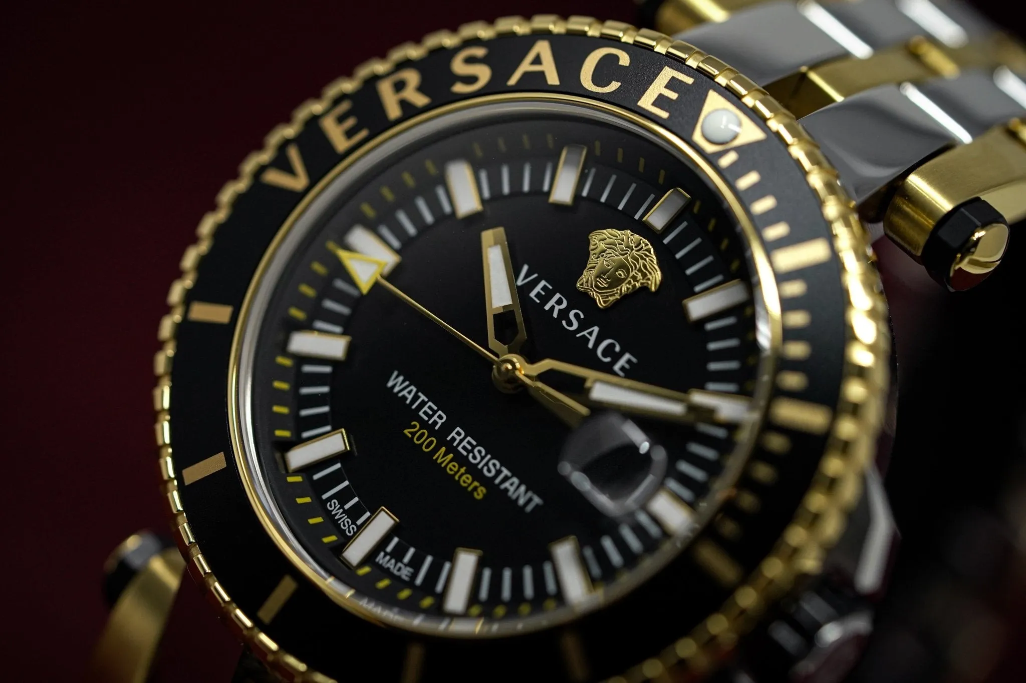 Versace V-Race Diver Two Tone