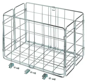 Wald Steel Collapsible Side Mount Folding Rear Basket 12.75 x 7.25 x 8.5" -Live4Bikes