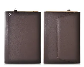 Wallet Series iPad Mini Leather Case - Brown