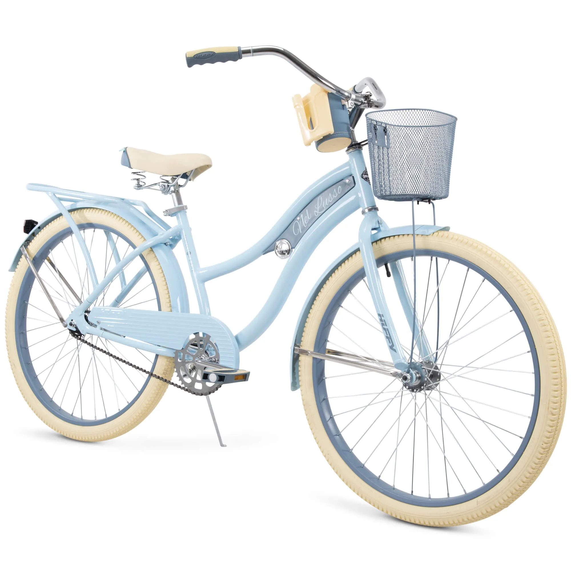 Women's Classic Cruiser Bike 26" Perfect Fit Steel Frame Comfort Ride, Sky Blue