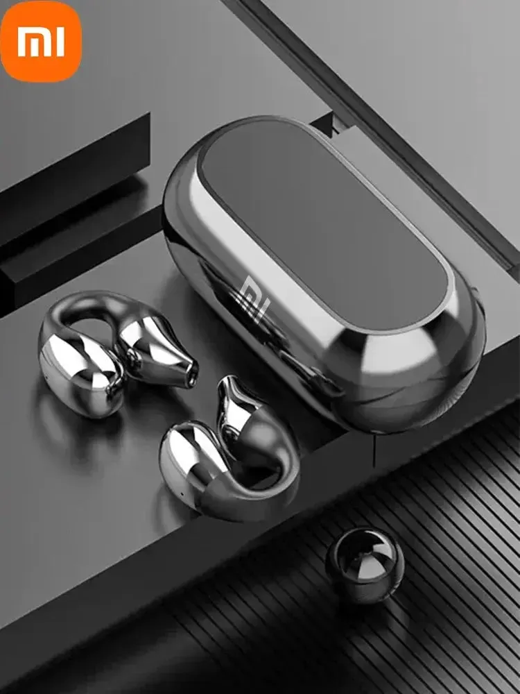 Xiaomi S03 Wireless Earphones Bluetooth 5.2 Touch Control Headphones LED Screen Sport Clip On Waterproof Headset With Microphone