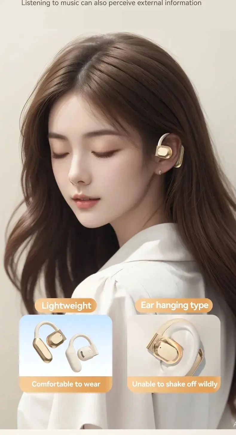 Xiaomi Wireless Earphones Earhook HIFI Bluetooth 5.3 Running Game Earphones Voice Call with Digital Display Microphone